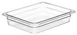 Cambro 22CW135 Camwear Polycarbonate Food Pan 2-1/2" Deep - 1/2 Size - Clear