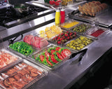 Cambro 22CW135 Camwear Polycarbonate Food Pan 2-1/2" Deep - 1/2 Size - Clear