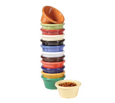 GET S-620-CB Melamine Smooth Ramekin 2 oz. - Cobalt Blue - 48/Case