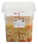 Cambro 23SLB250 StoreSafe Dissolvable Food Rotation Label 2" x 3" - White - 250/Roll - 24 Rolls/Case