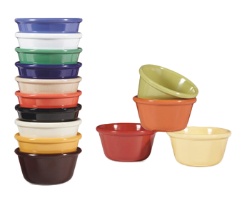 GET RM-388-RO Melamine Ramekin Round 3 oz, Orange