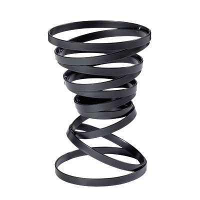 GET WB-446-MG French Fry Cone Basket Gray Metal Wire Round 4" dia, 1dz/cs