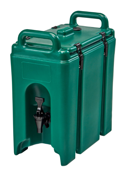 Cambro 250LCD519 Camtainer Insulated Beverage Dispenser2 1/2 Gal. - Kentucky Green