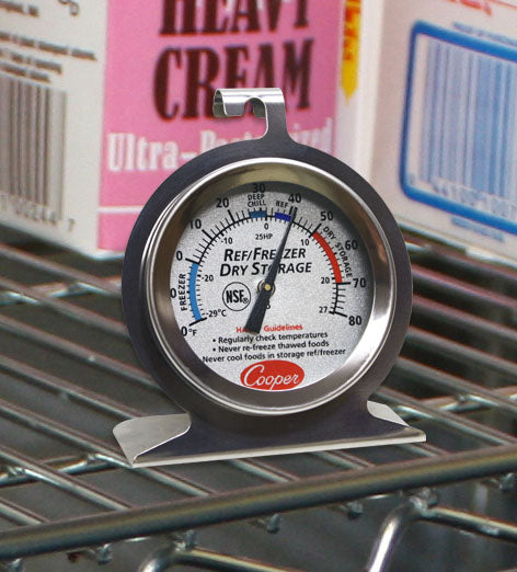 Cooper-Atkins 25HP-01-1 Refrigerator / Freezer / Dry Storage Thermometer - (-20 to 80 Deg. F)