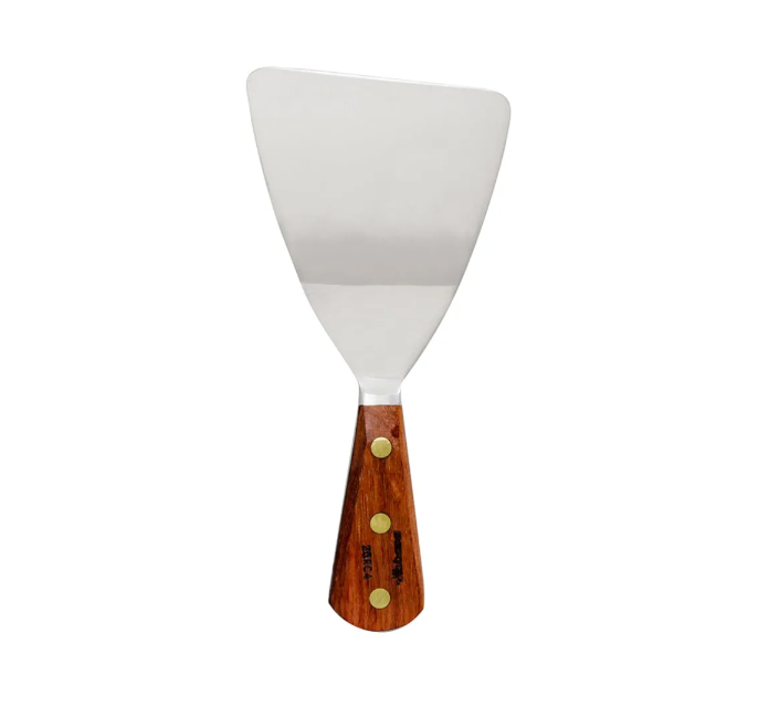 Dexter Russell 25RC-4 4" Pan Scraper w/ Rosewood Handle,Carbon Steel - 6ea/Case