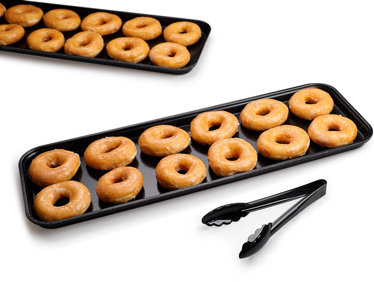 Carlisle 269FMT309 Fiberglass Market Tray 25-1/2"L x 8-3/4"W x 1-1/8"H - Ebony