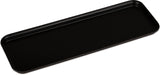 Carlisle 269FMT309 Fiberglass Market Tray 25-1/2"L x 8-3/4"W x 1-1/8"H - Ebony