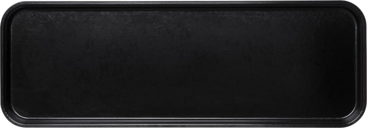 Carlisle 269FMT309 Fiberglass Market Tray 25-1/2"L x 8-3/4"W x 1-1/8"H - Ebony