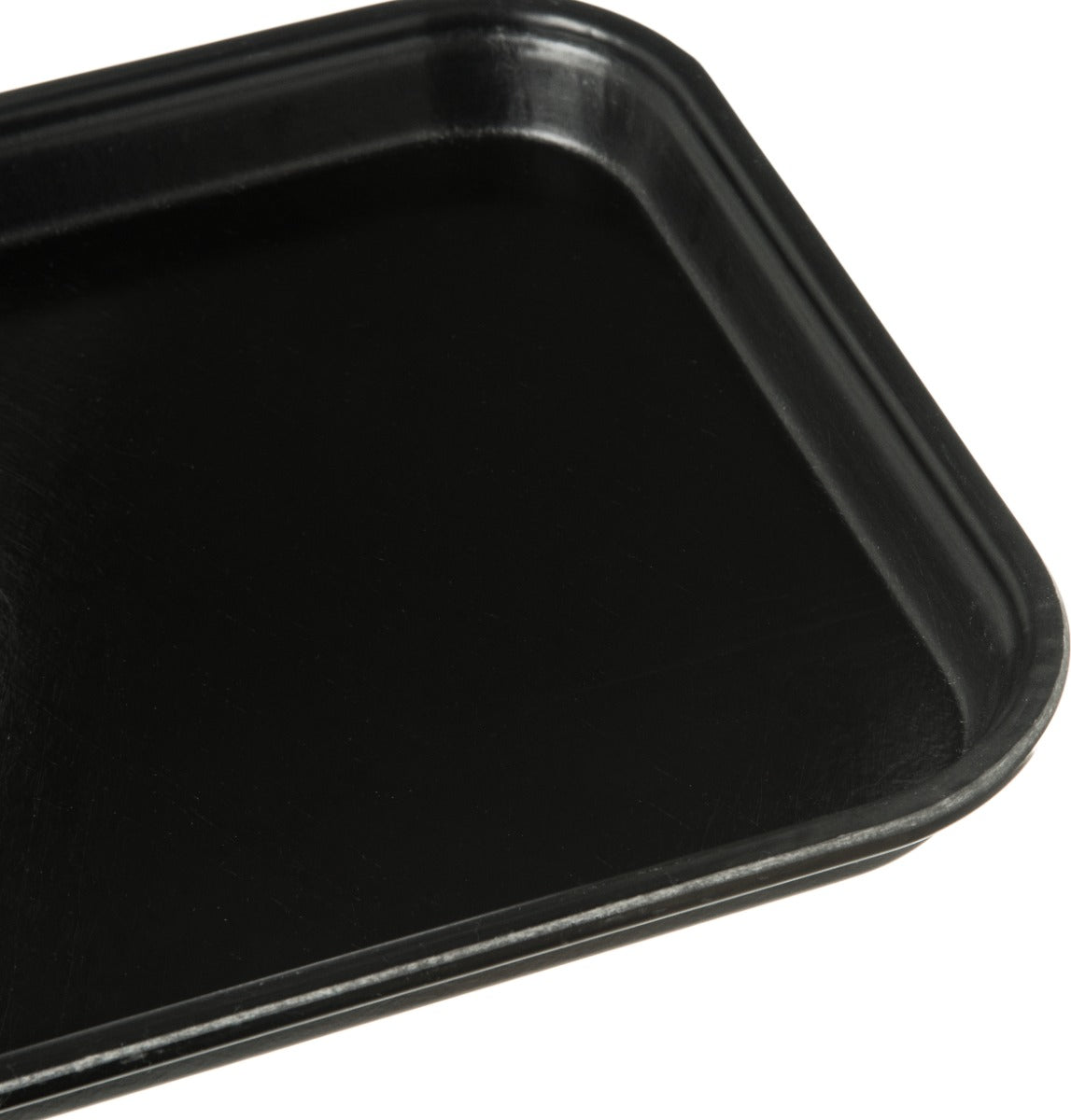Carlisle 269FMT309 Fiberglass Market Tray 25-1/2"L x 8-3/4"W x 1-1/8"H - Ebony