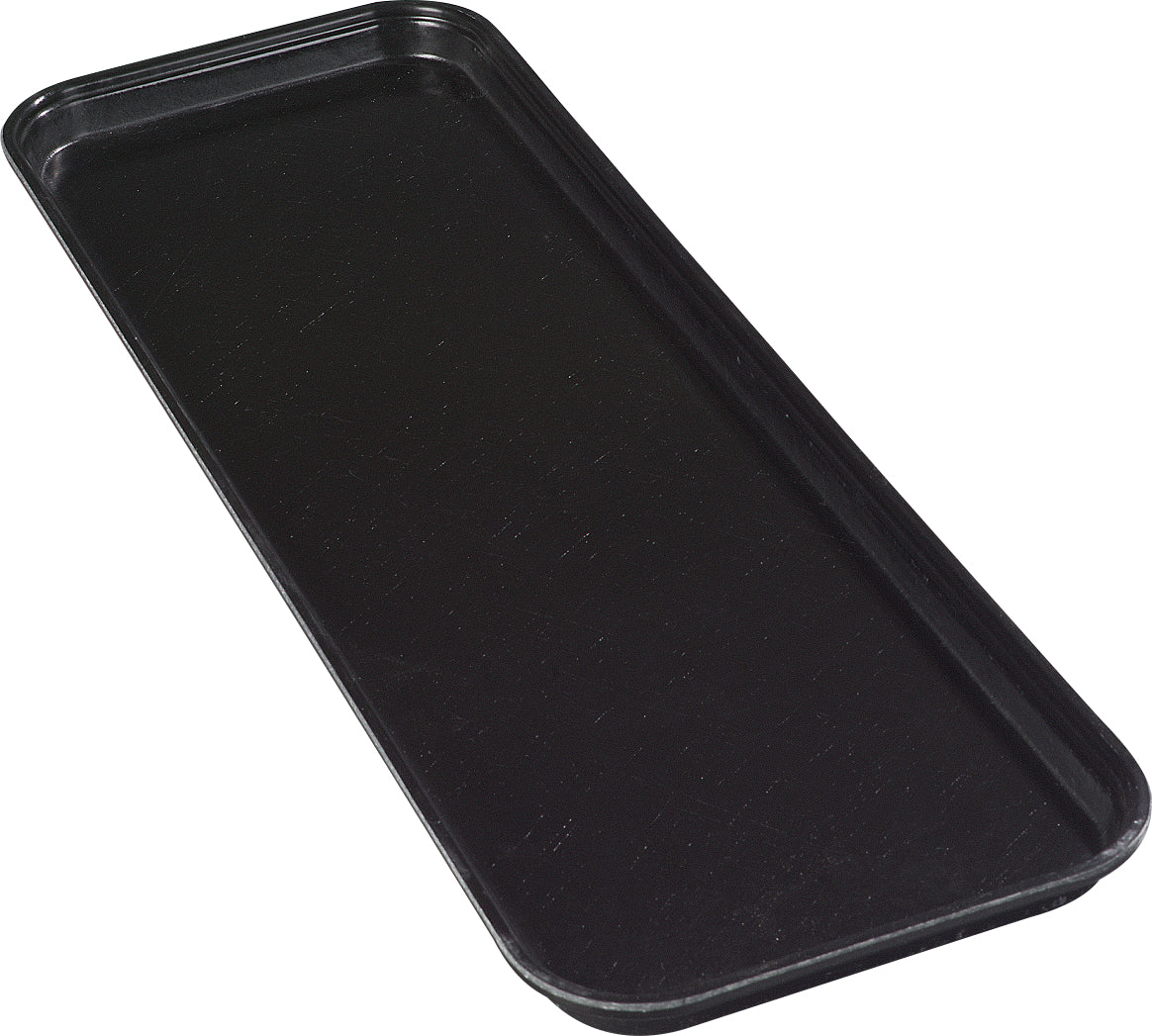 Carlisle 269FMT309 Fiberglass Market Tray 25-1/2"L x 8-3/4"W x 1-1/8"H - Ebony