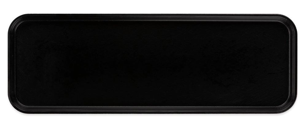 Carlisle 269FMT309 Fiberglass Market Tray 25-1/2"L x 8-3/4"W x 1-1/8"H - Ebony