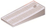FMP 280-1176 Wobble Wedges Translucent Hard Nylon Tapered Installation Shim