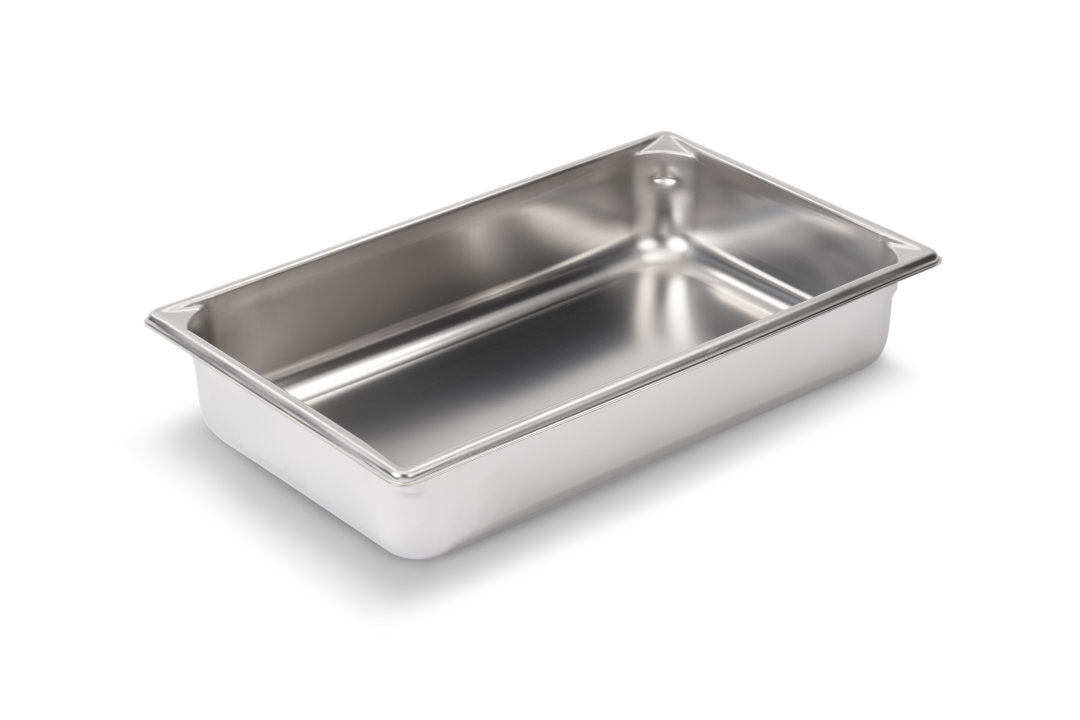 Vollrath 30042 Super Pan V Anti-Jam Stainless Steel Steam Table Food Pan 4" Deep - Full Size