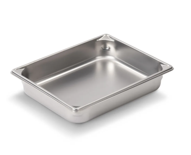 Vollrath 30122 Super Pan V Two Third Size Steam Table Food Pan - Stainless Steel - 6/Case