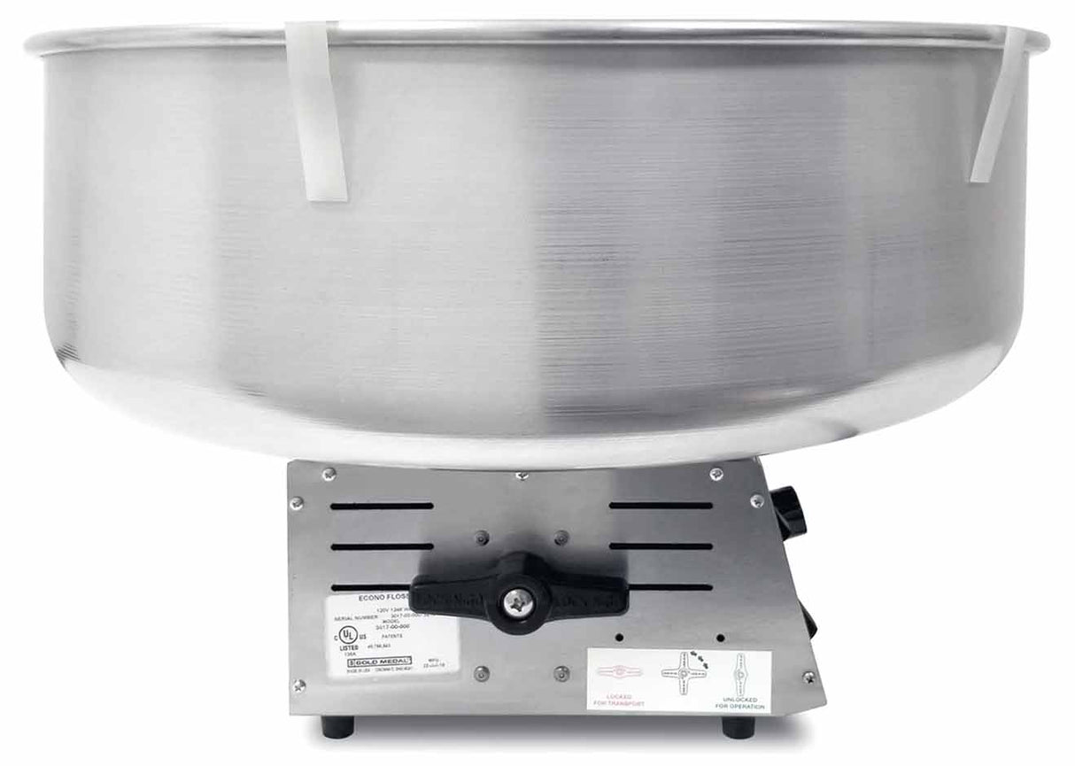 Gold Medal 3017-00-000 Econo Floss Cotton Candy Machine - 120v