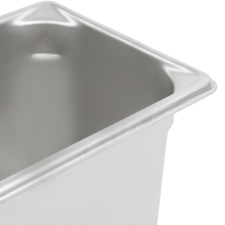 Vollrath 30362 Super Pan V Anti-Jam Stainless Steel Steam Table Food Pan 6" Deep - 1/3 Size