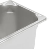 Vollrath 30362 Super Pan V Anti-Jam Stainless Steel Steam Table Food Pan 6" Deep - 1/3 Size