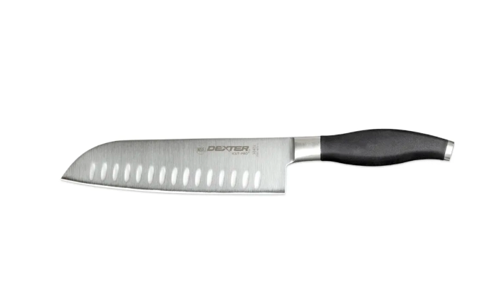 Dexter-Russell 30402 iCut-PRO Forged Duo-Edge Santoku Chef's Knife with Santoprene Handle 7" - 6/Case