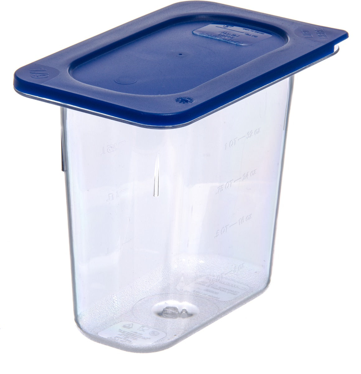 Carlisle 3068807 StorPlus Polycarbonate Food Pan 6" Deep - 1/9 Size - Clear