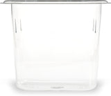 Carlisle 3068807 StorPlus Polycarbonate Food Pan 6" Deep - 1/9 Size - Clear