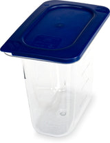 Carlisle 3068807 StorPlus Polycarbonate Food Pan 6" Deep - 1/9 Size - Clear