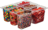 Carlisle 3068807 StorPlus Polycarbonate Food Pan 6" Deep - 1/9 Size - Clear