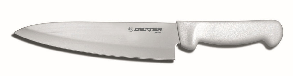 Dexter-Russell 31600 Basics Chef's / Cook's Knife with White Poly Handle 8"