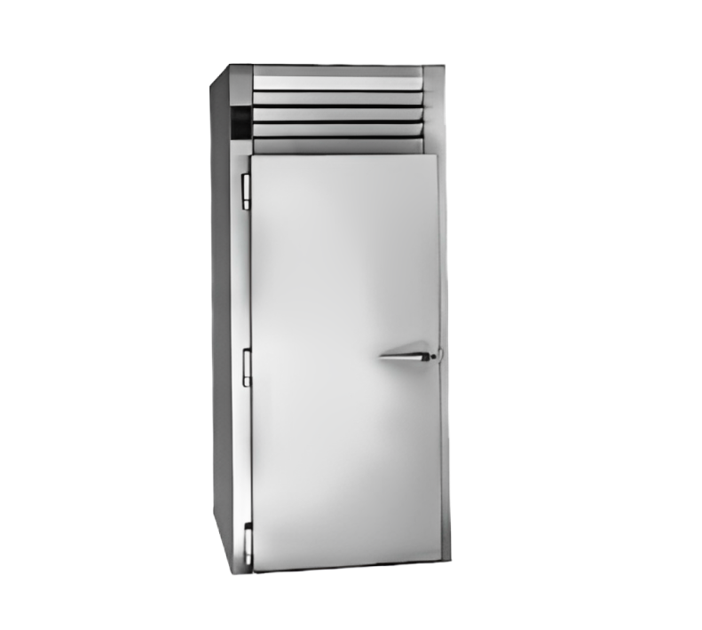 Traulsen RRI132LUT-FHS Roll-In Refrigerator One Full-Height Solid for 66" High Racks Door All Stainless Steel 36 Cu. Ft. - 115V
