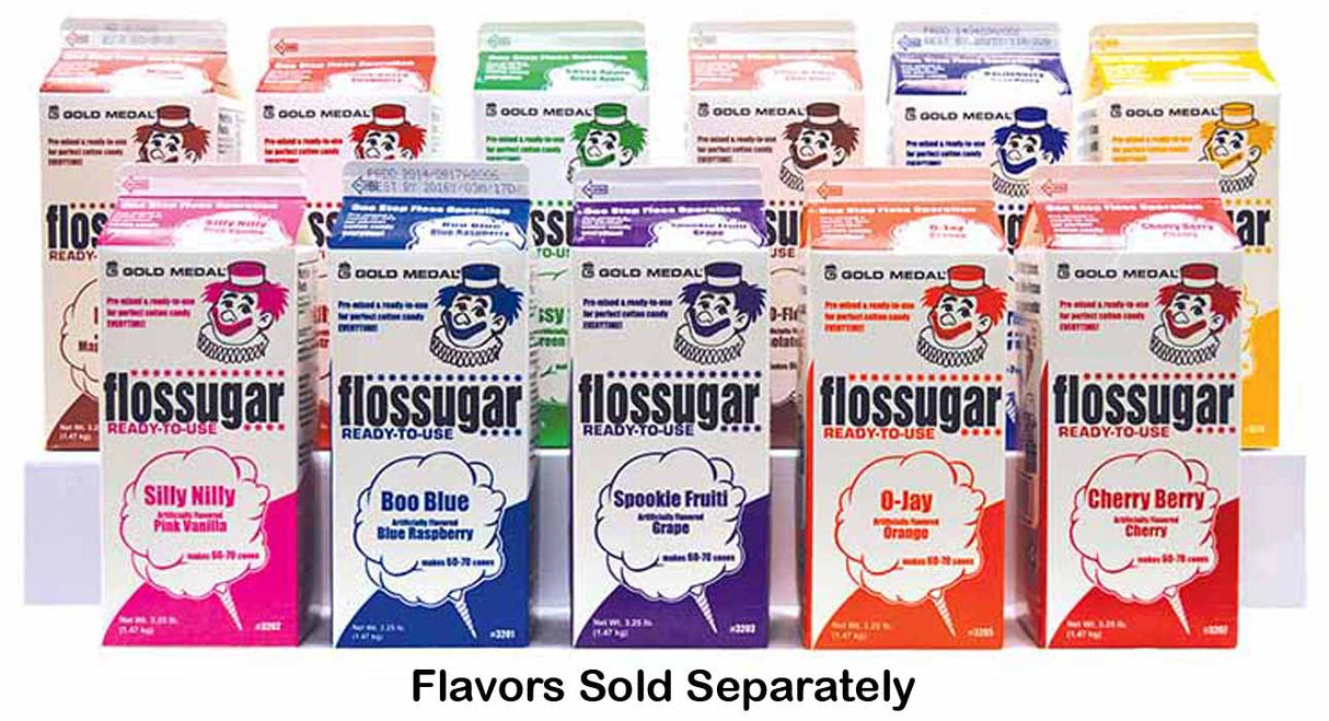 Gold Medal 3203 Flossugar Cotton Candy Floss Sugar 1/2 gal. - Spookie Fruiti (Grape)
