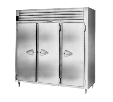 Traulsen RLT332NUT-FHS Reach-In Freezer Three Narrow Full-Height Solid Doors Stainless Steel 69.5 Cu. Ft. - 208/115V