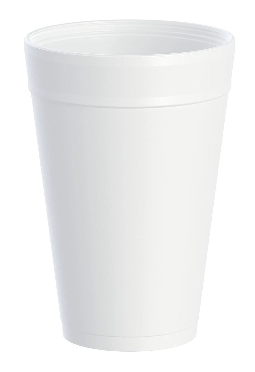 Dart 32TJ32 Insulated Foam Cup 32 oz (Case of 300) Restaurant Disposable Foam Cup