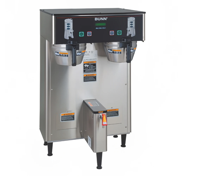 Bunn DUAL TF DBC BrewWISE® Dual Satellite Digital Coffee Brewer w/ Funnel Lock, 120 240v/1ph (34600.0000)