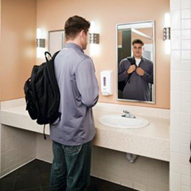 Rubbermaid 3486591 Flex Wall Mount Manual Skin Care Dispenser for Foam or Liquid Hand Soap 1000/1300 ml - White