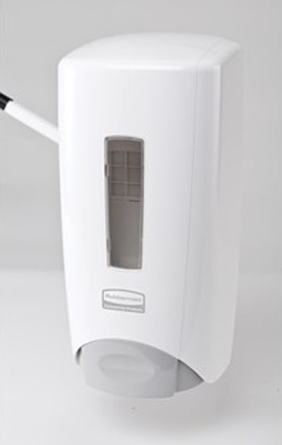 Rubbermaid 3486591 Flex Wall Mount Manual Skin Care Dispenser for Foam or Liquid Hand Soap 1000/1300 ml - White