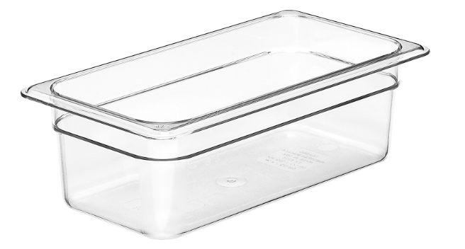 Cambro 34CW135 4"D Third Size Food Pan - 6/Case