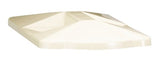 TableCraft 356C Polypropylene Replacement Dispenser Cover - for Slimline Beverage Dispensers (356DP & TW33DP) - Almond