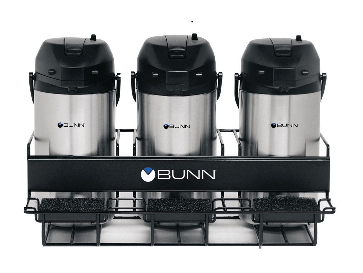 Bunn 35728.0002 UNIV-3 APR Universal Airpot Rack - Holds up to 3 Portable Airpots