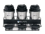Bunn 35728.0002 UNIV-3 APR Universal Airpot Rack - Holds up to 3 Portable Airpots