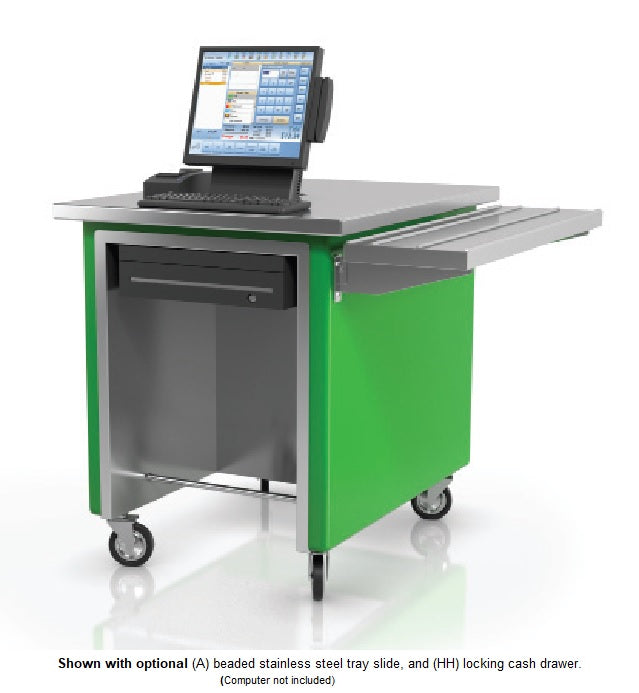 Low Temp Industries 36-CSS SpecLine Mobile Cashier Station 36" x 30" x 36"