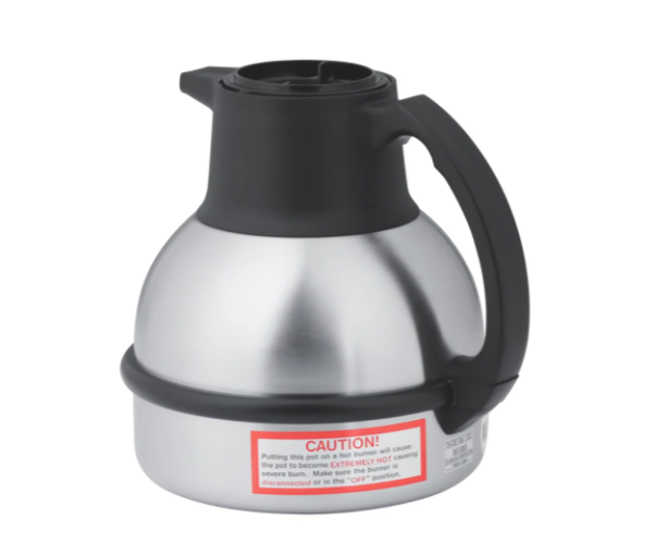 Bunn 36029.0001 Thermal Carafe w/ 62 oz Capacity & Brew-Thru Lid, Vacuum Insulation, Stainless (36029.0001)