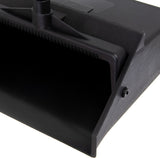 Carlisle 36141003 12" Lobby Dust Pan - Metal Handle, Black