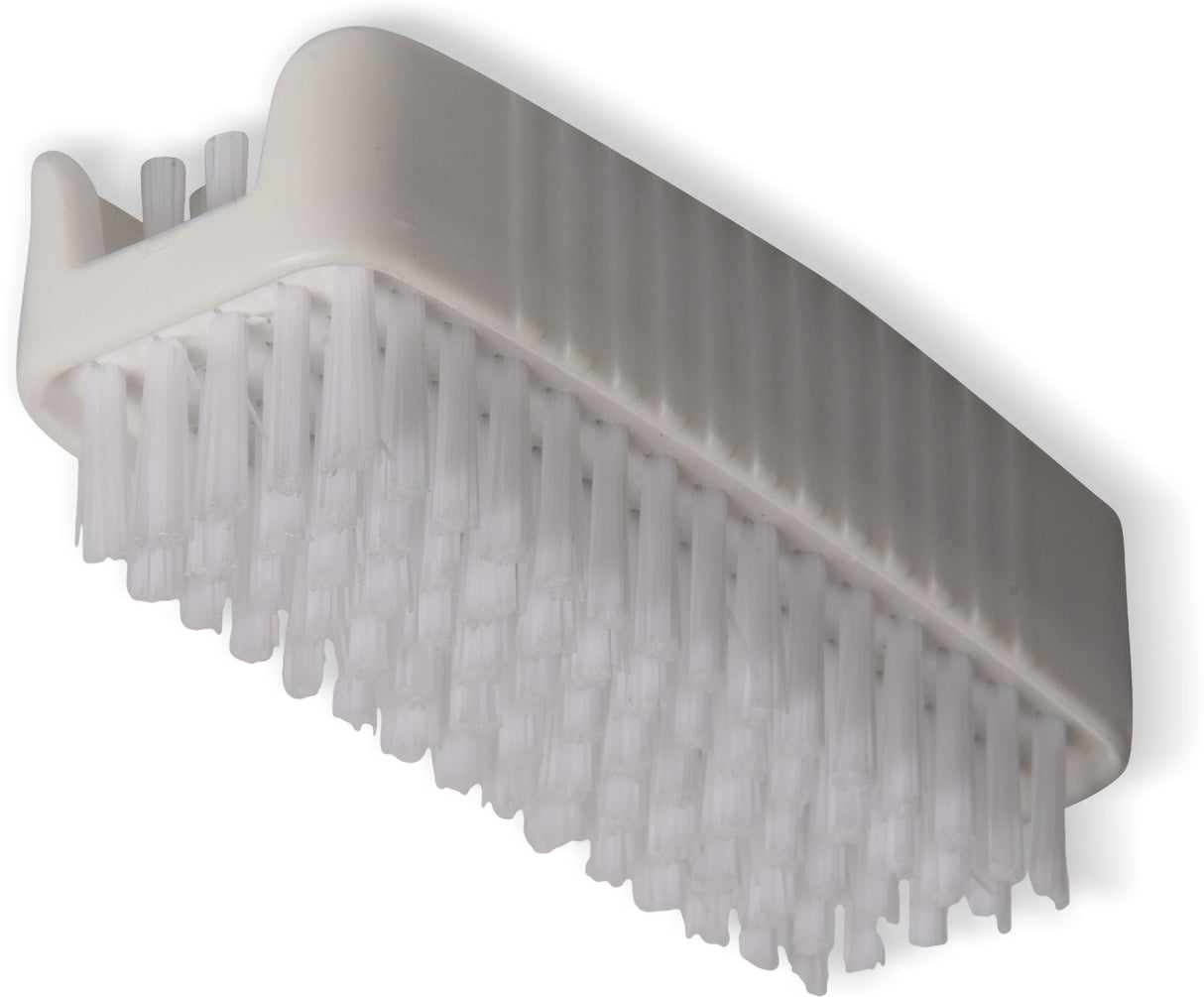 Carlisle 3623900 Sparta Double-Sided Hand and Nail Brush 3-1/2" - White
