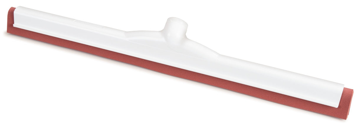 Carlisle 36692200 Flo-Pac Red Double Moss Foam Rubber Floor Squeegee (Head Only) with White Plastic Frame 22"