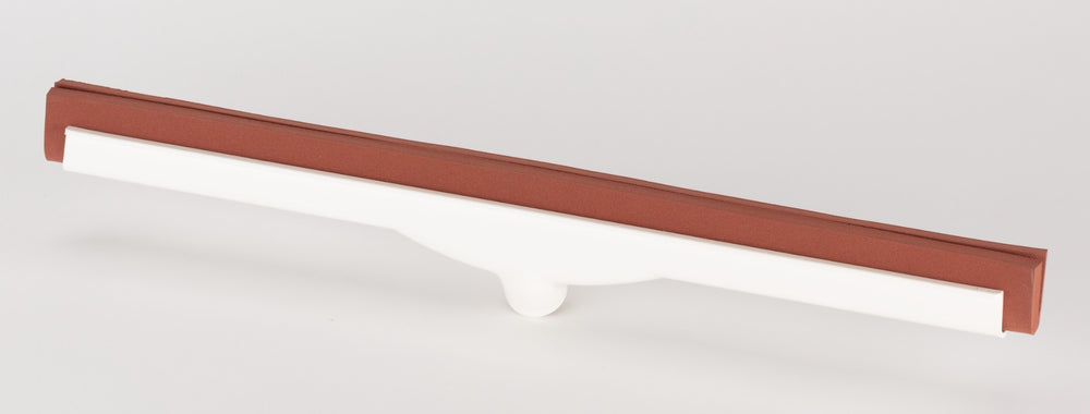 Carlisle 36692200 Flo-Pac Red Double Moss Foam Rubber Floor Squeegee (Head Only) with White Plastic Frame 22"