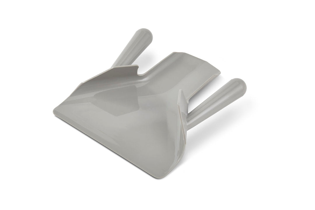 Vollrath 3672 Plastic FryBagger French Fry Scoop with Dual Handles 9" x 8" x 2" - Silver