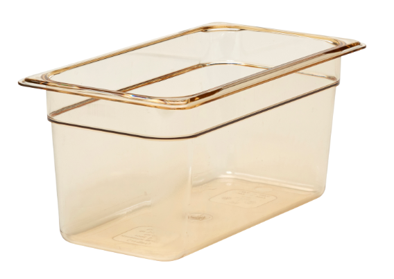 Cambro 36HP150 6"D Third Size High Temp Food Pan - Non-Stick - 6/Case