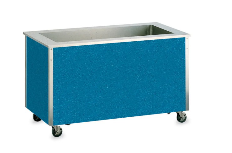 Vollrath 37075 5 Pan Cold Food Station - 8" Deep Wells, 1/4HP Compressor, 34x74x28"