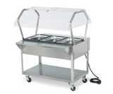 Vollrath 38064 ServeWell Plexiglass Buffet Breath Guard 61-1/4" - for 4-Well / Pan Hot or Cold Food Tables