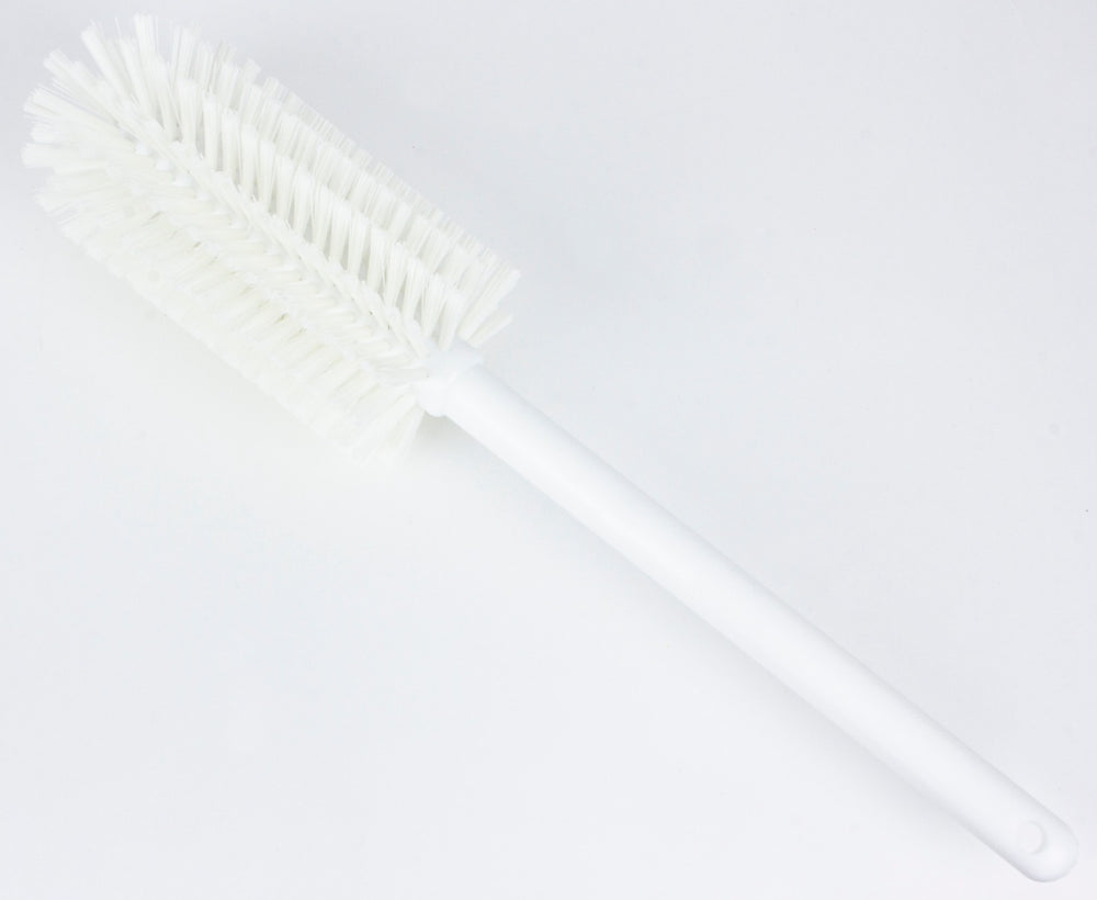 Carlisle 40001EC02 Sparta Polyester Bottle Brush 16" - White