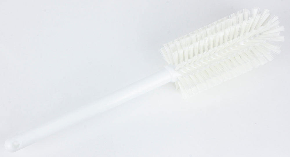 Carlisle 40001EC02 Sparta Polyester Bottle Brush 16" - White